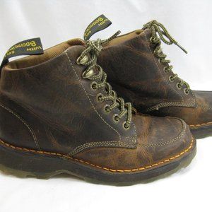 Dr Martens Mens Kameron Brown Leather Boots Sz 7 M Distressed AirWair Chukka Doc